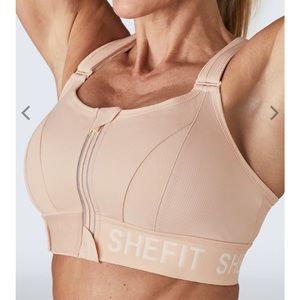 🤍NWT SHEFIT Ultimate Sports Bra size 6X Sandstorm 6 Luxe